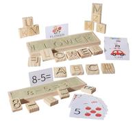 Word Game - Sand Interactive Set, 1 Piece Spelling Kit For Boys Girls, Sensory Letter Board With Grainy Texture, Learning Accessory, Funny Folder For Home, School And Preschool