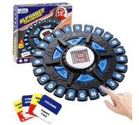Word Game with 36 Cards, LCD Display, Pressing Game for 2-8 Players (Blue) | Fast-Paced Letter Game with 2 Modes, 144 Topics, Alphabet Game, Family Board Games for Kids & Adults, Birthday Gift