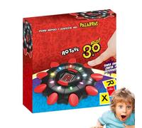 Word Games - Alphabet Word Chessboard | Interactive Turntable Card Play Alphabet Learning Educational Toy for Picnic