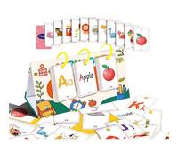 Word Games Cards Learn to Read Word Building Desktop Pocket Tent Flash Cards Kit with Cards for Reading and Spelling Learning Vocational Education Cards Xmas Gift