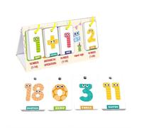 Word Games Cards Learn to Read Word Building Desktop Pocket Tent Flash Cards Kit with Cards for Reading and Spelling Learning Vocational Education Cards Xmas Gift