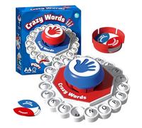 Word Games For Kids, Press Letter Tabletop Board Toy, Word Arrangement Spelling Mind Games, Tests Vocabulary Builders Educational Tools For Child Youth School Nursery Kindergarten