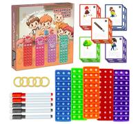 Word Games, Phonics Interactive Flash Cards for Preschool & Kindergarten Classrooms, Manipulative Spelling Toy - Learning Activity Teacher Supplies & Special Education Tools for Kids