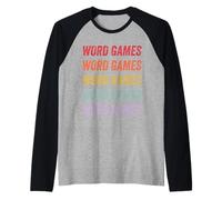 Word Games Raglan Baseball Tee