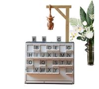 Word Guessing Game - Educational Family Board Game for Vocabulary | Durable Card and Board Materials, Interactive Guessing Play, Portable for Kids, Teens, and Adults