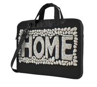 Word Home Small White Pebbles Laptop Bag Laptop Case 15.6 Inch Computer Bags Padded Sleeve Cover For Women Men