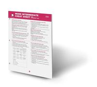 Word Intermediate Cheat Sheet for Microsoft 365: Formatting, Mailings, References, Tables, Collaboration, Security, and Keyboard Shortcuts (Windows/macOS)