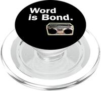 Word Is Bond Old School Classic Hip Hop Rap Streetwear PopSockets PopGrip for MagSafe
