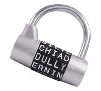 Word Lock - Letter Combination Lock | High-Strength Locker Combination Locks | Heavy Duty Password Padlock for Door Chain Luggage Drawer, Cabinet Safety Locking Tool