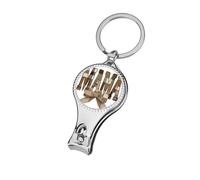 Word Mama and Bow Patchwork Fabric Pattern Nail Clippers Toenail Clipper Cutters Professional Nail Trimmer Nail Cuticle Cutter for Women Men