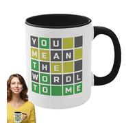 Word Mugs Coffee -1Pc Ceramic Funny Words Mug Coffees | Dishwasher Safe, Microwavable, Drinking Cup, Supplies for Lovers, Colleagues, Coworkers