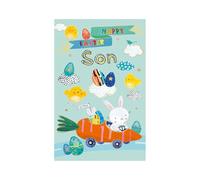 Word n wishes Easter Card for a Lovely Son, 21.7 x 14.4 cms, FSC Certified and Multi-Coloured
