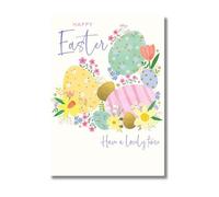 Word n wishes Easter Card for Friends and Family, 17.6 x 12.7 cms, FSC Certified and Multi-Coloured