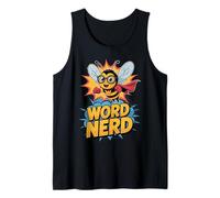 Word Nerd Superhero Spelling Bee Teacher Student Tank Top