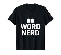 Word Nerd Typography for Readers and Writers T-Shirt