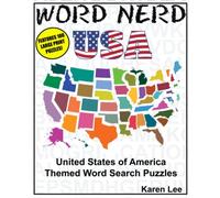 Word Nerd USA - United States Themed Word Search Puzzles: 100 Large Print Word Search Puzzles for Adults