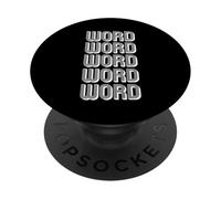 Word PopSockets Adhesive PopGrip
