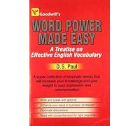 Word Power Made Easy: A Treatise on Effective English Vocabulary