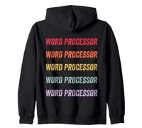 Word Processor Zip Hoodie