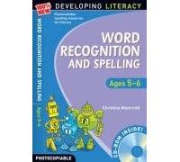 Word Recognition and Spelling: Ages 5-6 (100% New Developing Literacy): Written by Christine Moorcroft, 2009 Edition, Publisher: A & C Black Publishers Ltd [CD-ROM]