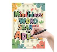 Word Research Books - Word Books for Adults, Research Games on Multiple Levels for Relaxing, Word Word Set on Adults to Keep the Mind O
