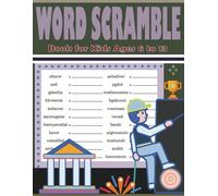 Word Scramble Book for Kids Ages 6 to 13: Educational Word Scramble Puzzles - Large Print 3500+ Words Puzzle