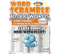 Word Scramble - Extreme Puzzle Challenge - Large Print Puzzle Book: A collection of tough word scrambles crafted for adults who love real challenges. ... XXL - Memory & Focus Puzzle Collection)