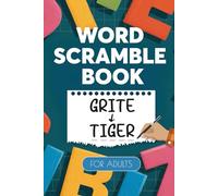Word Scramble for Adults - Pocket Size Print Word Jumble Puzzle Book and Fun Word Games Activity Challenge