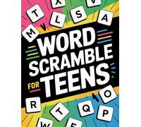Word Scramble Puzzle Book for Teens. Large Print Word Jumble Puzzle Book