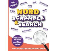 Word Scramble & Search: 180 Puzzles | Large Print for Easy Reading | Unscramble & Find | Solutions Included | Brain-Boosting Fun for Adults