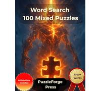 Word Search - 100 Mixed Puzzles: Large Print for Adults and Seniors | Large Format | 1 Puzzle Per Page | Solutions Included | 1300+ Words | Varied ... - Variety Puzzle Book from Easy to Extreme)