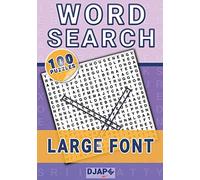Word Search: 100 puzzles in large font!: Volume 1 (Word Search Books for Adults)