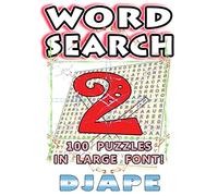 Word Search: 100 puzzles in large font!: Volume 2 (Word Search Books for Adults)