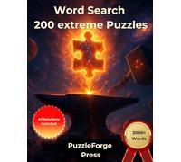 Word Search - 200 Extreme Puzzles: Large Print for Adults and Seniors | 3000+ Words | 2 Puzzles Per Page | Solutions Included | Intense Word Search ... Book for Experts and Hardcore Puzzle Solvers)