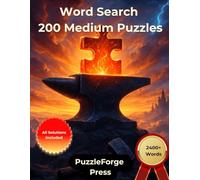 Word Search - 200 Medium Puzzles: Large Print for Adults and Seniors | 2400+ Words | 2 Puzzles Per Page | Solutions Included | Balanced Word Search ... Puzzles for Focus and Brain Exercise)