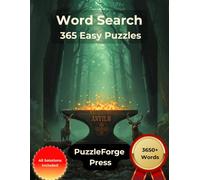Word Search - 365 Easy Puzzles: Large Print for Adults and Seniors | 365 Easy Puzzles | 2 Puzzles Per Page | Solutions Included | Relaxing Word Search ... Print Relaxing Puzzles for Brain Training)