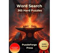 Word Search - 365 Hard Puzzles: Large Print for Adults and Seniors | Over 5400 Words | 2 Puzzles Per Page | Solutions Included | Hard Search Puzzles ... Puzzle Challenge for Serious Puzzle Fans)