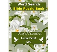 Word Search Bible Puzzle Book: Book of Proverbs in Large Print NIV