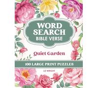 Word Search Bible Verse Large Print: Quiet Garden