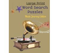 Word Search Book for Adults: 50 Large Print Puzzles with Solutions for an Unforgettable Musical Journey | Great gift for Seniors and Adults