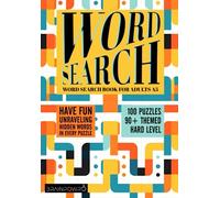 Word Search Book For Adults A5: Challenging A5 Wordsearch Book for Adults : Over 100 Hard Level Puzzles with Themed Solutions : Challenge Your Brain And Enjoy Hours Of Fu