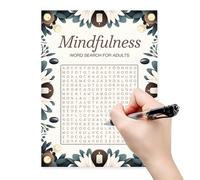 Word Search Book for Adults - Large Print Puzzle Collection, 400+ Word Find Challenges, Stress Relief Brain Teasers, Relaxing Activity Games, Mental Exercise Workbook | Seniors Teens Travel