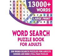 Word Search Book For Adults: Word Find Puzzle Book for Adults And Seniors With Variety of Themes