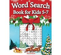 Word Search Book for Kids 5-7: 200 Fun Word Search Puzzles for Kids with Solutions - Large Print - Christmas Edition