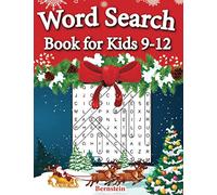 Word Search Book for Kids 9-12: 200 Fun Word Search Puzzles for Kids with Solutions - Large Print - Christmas Edition