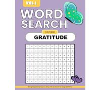 Word Search Book Fun Themes For All Ages: Gratitude themed words to spark happiness and joy!