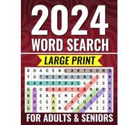 Word Search Books for Adults 2024: 200 Themed Large Print Puzzles For Seniors