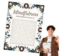 Word Search Books for Adults, Mindfulness Word Search | Word Find Puzzle,Brain Exercise Games, Entertainment Activities for Adults Older Teens