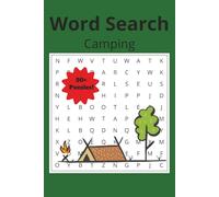 Word Search Camping: Word Search for Camp | 6x9 Inches, 110 pages | 50+ Puzzles | Solutions Included