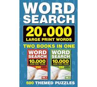 Word Search Double Pack: 500 Large Print Puzzles + 20,000 Words | Volume 1 & 2 Combined Book | For Adults, Seniors, Teens: The Ultimate Value Bundle: ... 20,000 Words to Find (Brain Boost Puzzles)